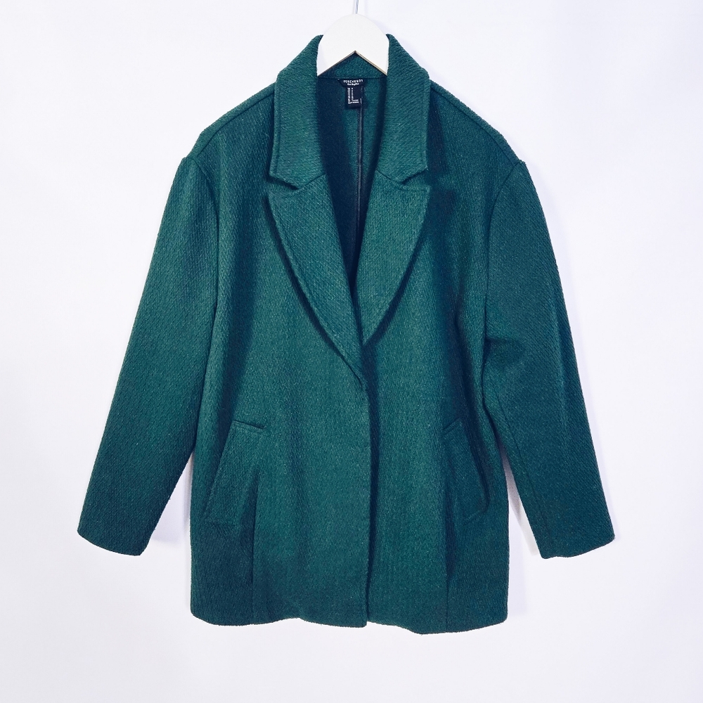 F21 Wool Blend Pea Coat - Picture 3 of 10